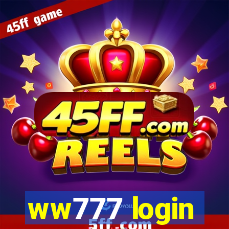 ww777 login
